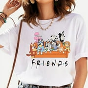 Bluey Fourth of July T-shirt, Independence Day Shirt, Bluey 4th of July Shirt, Party In The USA Shirt, White Color size S
